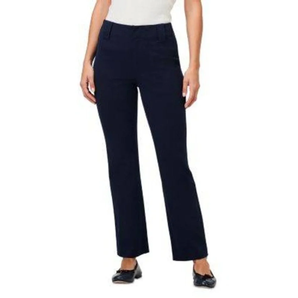 NIC + ZOE Plaza Demi Bootcut Ankle Pants In‎ Dark Indigo Size 6